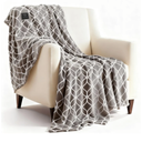 Heated Blanket Electric Throw Blanket with Built-in Button Controller 50"x60" One-Touch Ultra Cozy Soft Warm Heating Electric Blanket with 4 Heat Levels & 4 Hours Auto-Off Overheat Protection