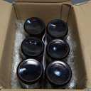 Amber Beer Bottles with Flip Caps, 12oz Glass Bottle with Swinging Top for Airtight Lids, Home Brewing and Fermentation Kombucha, Vanilla Extract, Beverage, Water, Kefir (6)