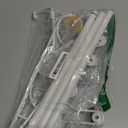 Auledio Adjustable Over The Door Triple Towel Rack with Hooks, White