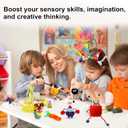 OYVAHOS 600PCS Pipe Cleaners Craft with 100 Self-Adhesive Googly Eyes,Multi-Colored Chenille Stems for Craft Supplies,Pipe Cleaners Bulk for DIY Projects, Room Decor,Decorations(12inch,30colors)