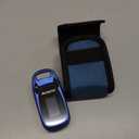 Fingertip Pulse Oximeter with Plethysmograph and Perfusion Index, include carrying case, Large OLED Digital Display Blood Oxygen Saturation Monitor Heart Rate Monitor (Blue)