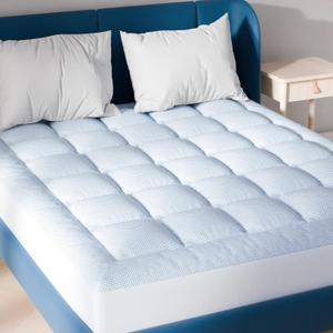 Niagara Cooling Twin XL Mattress Topper - Pillow Top Mattress Cover Quilted Fitted Cooling Topper for Back Pain Deep Pocket Fits 20 Inches (39x80 Inches)
