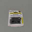 Good Hair Days Hair Pins - 2 1/2" Plastic, U-shaped Magic Grip Hairpins, Strong Durable Pins For Fine, Thick & Long Hair, Styling Accessories - Black, Set of 10