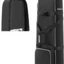 Findway Golf Travel Bag, Golf Travel Bag for Airlines with Wheels, 900D Heavy Duty Polyester Oxford Soft-Sided with Club Protection Liner, Universal Size (Black)