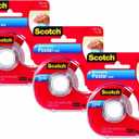 Scotch Mounting, Fastening & Surface Protection Scotch Removable Poster Tape, 3/4 x 150 Inches, 3 Pack, 109-3