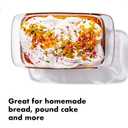 OXO Good Grips GLASS LOAF PAN WITH LID 1.6 qt Glass Loaf Pan