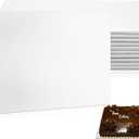 Affrolling 10 Pack 18.5 x 26 Inch Full Sheet Rectangle Cake Drum Board 1/2 Inch Thick Rectangular Cake Board Greaseproof Foil Corrugated Base for Desserts Display, White