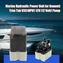 V351HPU1 Marine Hydraulic Power Unit 12V Fit for Yacht Marine Trim Tab Pump, Bennett Trim Tab V351HPU1 12V Pump