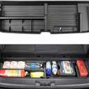 For 2020-2026 Toyota Highlander Trunk Hidden Storage Box, SUV Insert Cargo Rear Hatch Organizer, Extra Space fits Highlander Under Cargo Floor Storage Bins Accessories