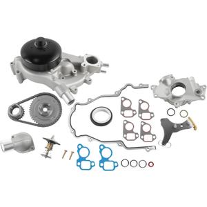 Timing Chain Kit 6.2L 5.3L 6.0L 4.8L Fit for Silverado 1500 2011-2013 for Sierra-1500 2500 HD 3500 HD 2007-2013 for Tahoe Yukon/Colorado Suburban Escalade Engine Time Parts w Water Oil Pump
