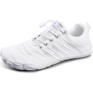 WateLves Water Shoes Women Men Anti Slip Barefoot Wide Toe Beach Breathable Walking Shoes Minimalist Zero Drop Sneakers for Beach Travel Hiking 7.5
