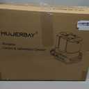 Upholstery Carpet Cleaner, MUJERBAY 12Kpa Portable Spot & Stain Cleaner Shampooer, Move with Universal Wheels & Handle, 1.18-inch Deep Cleaning Machine for Couch, Stairs, Car & Messes.White.