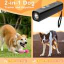 Anti Barking Device for Dogs - Dog Bark Deterrent Devices for Stopping Bad Dog Behavior - Ultrasonic Dog Bark Deterrent, Refuse to Shout and Slap - Best Anti Barking Device Rechargeable (Black)