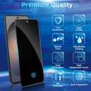 2 x 2 Pack Privacy Screen Protector Compatible with Galaxy S26 Plus 5G - Tempered Film [Fingerprint Unlock Support] - Camera Lens Protectors - Installation Frame - High Clarity - Anti-Spy Protection