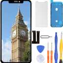 LL TRADER Screen Replacement for iPhone 11 LCD Retina 6.1'' FHD Display COF Touch Screen Digitizer with Repair Tool Kits, Waterproof Tape, Screen Protector(for Model A2111, A2223, A2221)