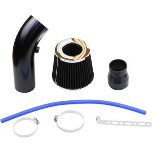 Air Intake Pipe 76mm 3inch Universal Aluminum Cold Air Intake Pipe, Tube System 
Cold Air Intake Pipe, 76mm 3 Inch Universal Performance Car Cold Air Intake Turbo Filter Aluminum Automotive Air Filter Induction Flow Hose Pipe Kit (BLACK)
Turbo Induction Pipe Filter Hose Compatible for Car (Silver)