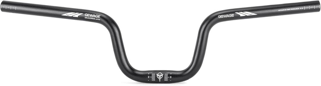 25.4 Bike Handlebar - 30mm, 55mm, 70mm, 90mm,120mm Riser Handlebar - 620mm Aluminium Alloy Mountain Bike Bicycle Handlebars (25.4-120mm Rise)