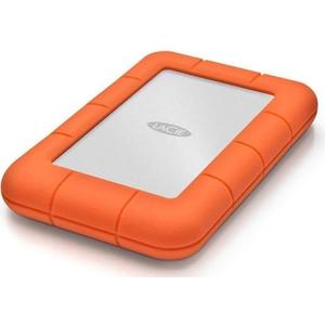 LaCie Rugged Mini, 2TB, 2.5 inches, Portable External Hard Drive, External Storage, for PC and Mac, Shock, Drop and Pressure Resistant, Hard Drive, 2 Year Rescue Services (LAC9000298)