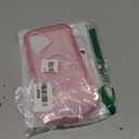 for iPhone 17 Case Clear Magnetic [Anti-Yellowing] [Compatible with MagSafe] Shockproof 3-Layer Military Grade Protection Case for Apple iPhone 17 6.3",Clear Pink Glitter