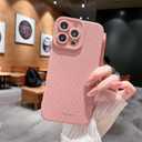 MINSCOSE Compatible with iPhone 14 Pro Max Case,Cute Fashion Polka Dot Design Phone Case for Girls Women, Soft TPU Slim Cover Camera Raised Protection for iPhone 14 Pro Max Case Pink