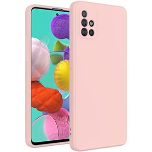 WOGROO for Samsung Galaxy A51 4G Case Pink, Scratch Resistant with Soft Touch, Slim Thin Phone Cover for Samsung Galaxy A51 4G