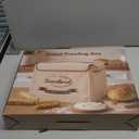 Extra Large Folding Bread Proofing Box, Dough Proofer 68-104F Temp Control 1-48H Timer, Sourdough Starter Warmer with Metal Rack, Foldable Proofing Basket for Baking Pizza Yogurt Soften Butter Choc