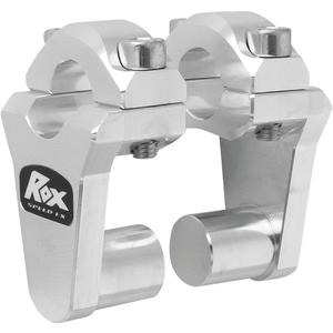 Rox Speed FX 2in. Pivoting Riser for 7/8in. Handlbar - Natural Aluminum 1R-P2SSN