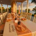 YUMORE Small Candle Holders - Pillar Candle Solid Stainless Steel Stands for Halloween, Wedding Centerpieces, Dining Table, Mantel Decor, Modern Farmhouse, Matte Black 3-Packs