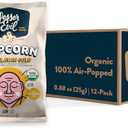 LesserEvil Himalayan Gold Salt Organic Popcorn, Premium Quality, Minimally Processed, No Vegetable Oil, 0.88 oz (Pack of 12) Exp. 11/23/2026