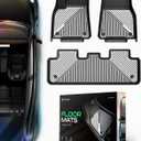 YHTAUTO Upgrade Galaxy Grey Car Floor Mats Fit Tesla Model Y Juniper 2026 2025 2024 2023 2022 2021 2020 TPE Dual-Tone All Weather Car Mats, Custom Fit Model Y Interior Acessories