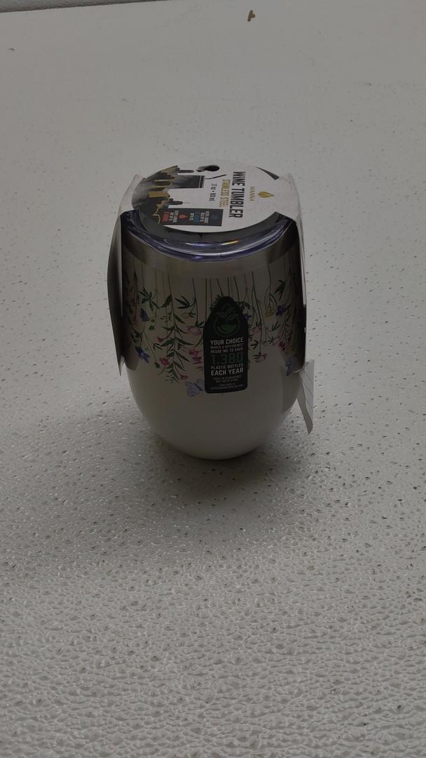 Whaline Floral Stainless Steel Wine Tumbler with Straw and Lid Spring Flower Butterfly Insulated Travel Coffee Mug Tumbler for Women Girlfriend Besties Wife Lover Spouse Gifts