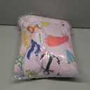 Joyreap 4 Piece Toddler Bedding Set for Girls- Ocean Theme Pink Design, Microfiber Toddler Bedding Comforter Set for All Seasons