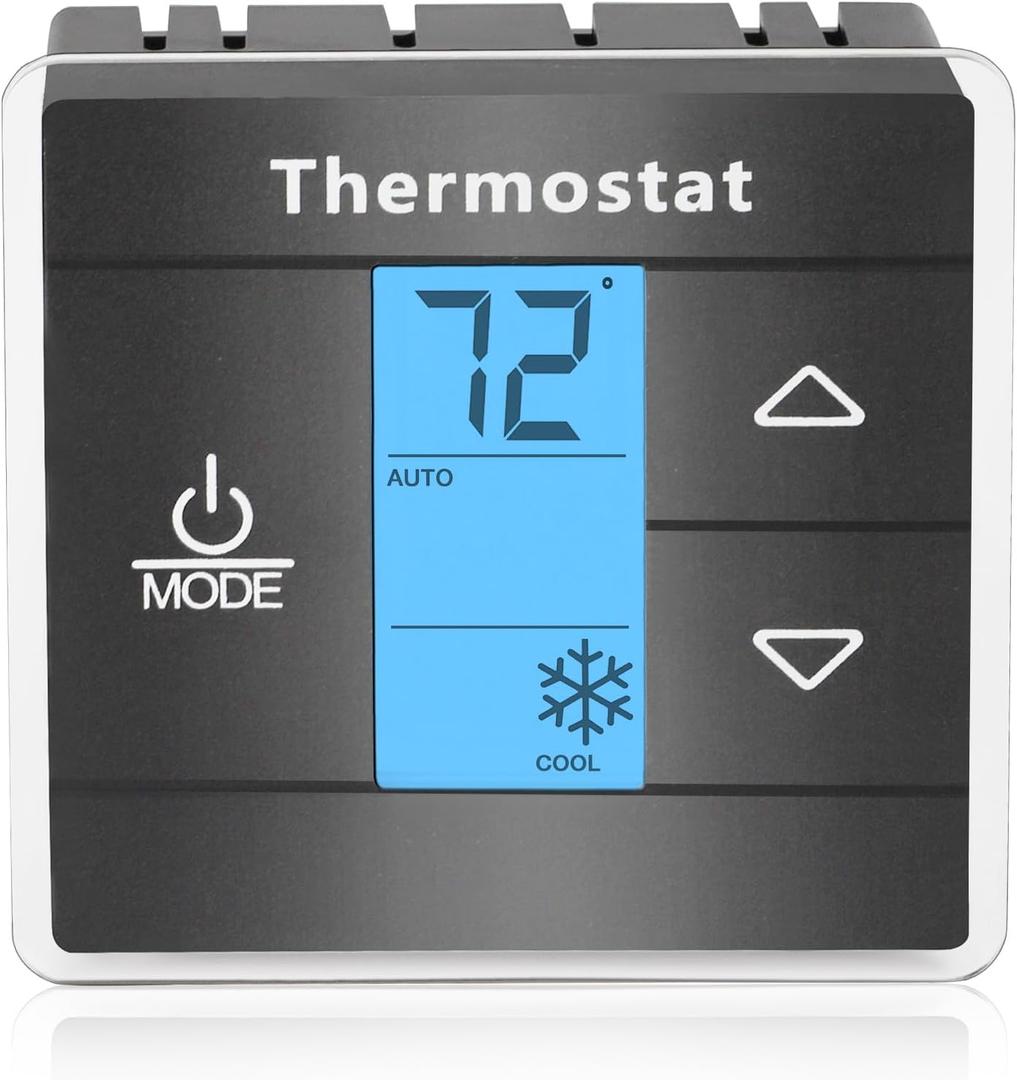 3316250.712 CT Single Zone Wall Thermostat Replacement for Dometic for RV/Camper Conditioners w/Digital Temperature Display
