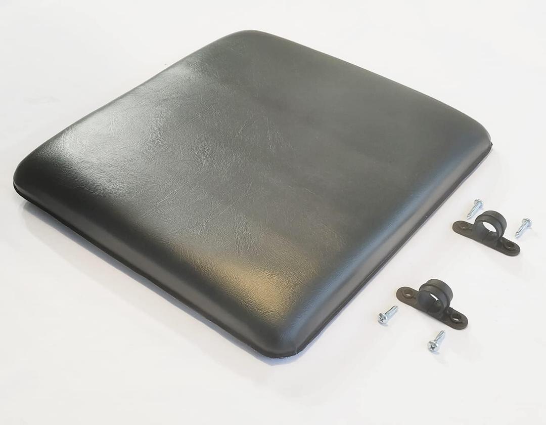 Rollator seat Cushion,Replacement seat for rollator Walker, Padded Seat with Brackets W/Pocket,14" *12.8" .Rollator Universal Replacement Parts.(1Ea Black)