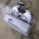 California Air Tools 4610ALFC 1.0 HP Ultra Quiet and Oil-Free Air Compressor, 4.6 Gallon Aluminum Twin Tank, 60 dBA Noise Level, Lightweight, Portable, Industrial Series, Silver