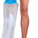 Asunby Cast Covers for Shower Leg Adult Waterproof full Leg Protector Shower Bandage Wound Showering for Broken Leg Knee Foot Ankle Wound Burns Care Supplies, After Surgery Gifts, Reusable