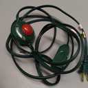 3 Outlet Extension Cord with Hand/Foot Switch and Light Indicator with Safety Twist-Lock, 16/2, 8 Feet Green, UL Listed