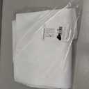 NICETOWN Bedroom 100% Blackout Curtains, 2 Panels, 42 by 63, Snow White, Window Treatment Rod Pocket Curtains/Drapes for Bedroom