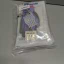 ANDANDA Kids Gardening Gloves, Nitrile Coated Children Yard Work Gloves with Grip, Suitable for Toddlers, Children, Girl, Boy (6XL(Age9-12), Purple)