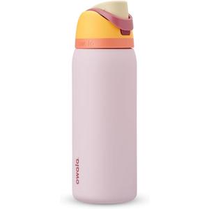 Owala FreeSip Insulated Stainless Steel Water Bottle with Straw for Sports and Travel, BPA-Free Sports Water Bottle, 32 oz, Candy Store