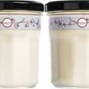 MRS. MEYER'S CLEAN DAY Lavender Soy Candle, Garden-Inspired Aromatherapy Homekeeping, 35 Hour Burn Time, Made with Essential Oils, 7.2 oz Large Glass Jar Candles (Pack of 2)