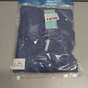 XUZHU Men's Summer Polo Shirts Short Sleeve Cotton Casual Henley T-Shirts Button Raglan Sleeve Tees (Blue, XXXL)