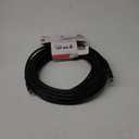 GE RG6 Coax Cable, 50ft, F-Type Connectors, Screw-On Installation, No Tools Required, Black 33600