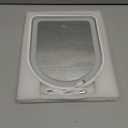 Rechargeable Vanity Mirror with Lights,10"7.8" Arched LED Makeup Mirror with Lights, Smart Touch Control Dimmable 3 Modes Light up Mirror for Dorm Desk Dressing Room,Gift for Women (White)