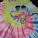 Berlune 4 Pcs 60s 70s Hippie Outfits for Men Hippie Costume Tie Dye TShirts Disco Outfit Halloween Costume (X-Large, Stylish Style)