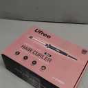 Ufree 5 in 1 Curling Iron with Interchangeable Ceramic Barrels (0.35"-1.25"), Curling Wand Set with Flat Iron Hair Straightener, Instant Heat Up, Dual Voltage Hair Curler, Gifts for Women (Rose Gold)