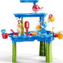 Water Table for Toddlers 3-5, 3-Tier Kids Sand Water Table, Water and Sand Activity Sensory Table Summer Beach Outside Toys Backyard for Kids Toddlers Age 3 4 5 6 7 8