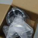 Pangda 2 Pcs Flexible TPE Coupling with Stainless Steel Clamps for Plastic and Copper Plumbing Connections, High Temperature Resistant Material, Black (Fit 2 Inches Pipe)