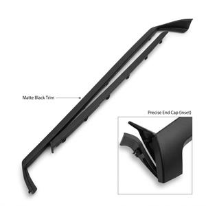 Matte Black Roof Drip Molding Weatherstrip Trim Replacement (Left & Right Side Set) Bullet Points, Precision-engineered to match OEM fitment and function, restoring your vehicle’s factory roof line appearance seamlessly,  65 inches / 165 cm, 2pc