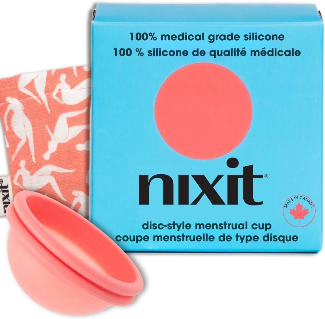 Menstrual Disc | Ultra-Soft Medical-Grade Silicone | Reusable | Holds 2X Period Cup or 6 Tampons | 12-Hour Protection | Light & Heavy Flow | Menstrual Cup, Pad & Tampon Alternative